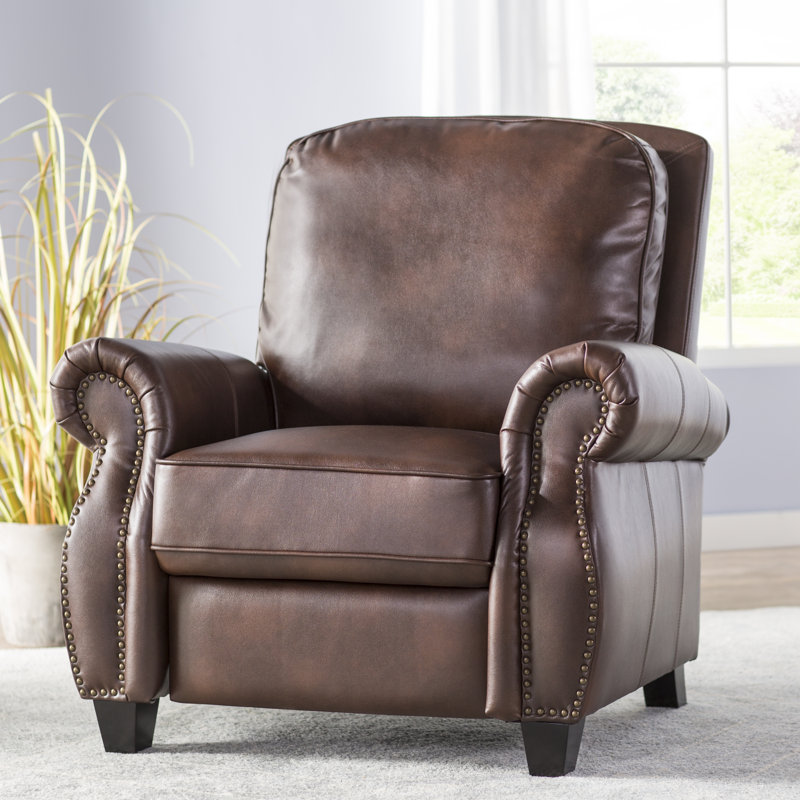 Three Posts™ Kettering Faux Leather Recliner & Reviews Wayfair